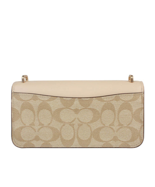 Coach Morgan Printing Flip Shoulder Bag In Nude