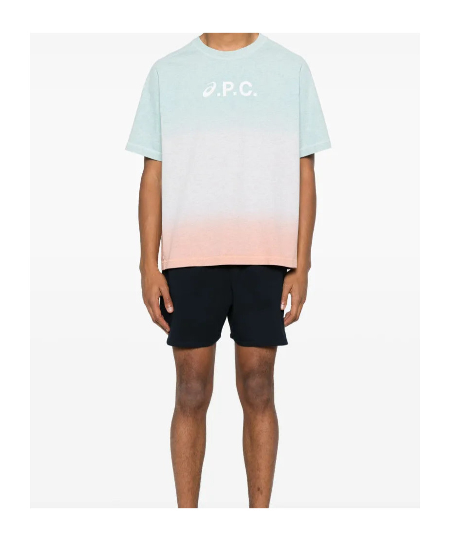 Apc A. P.c. X Asics Wind T-shirt In Blue
