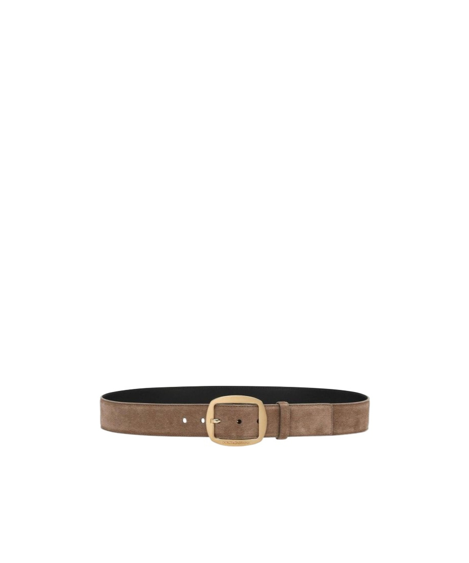 Dolce & Gabbana Leather Belt In Brown