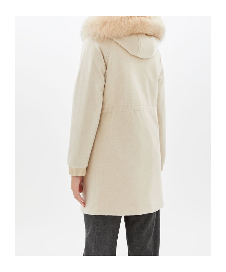 Loro Piana Hood Long-sleeved Coat In Pattern