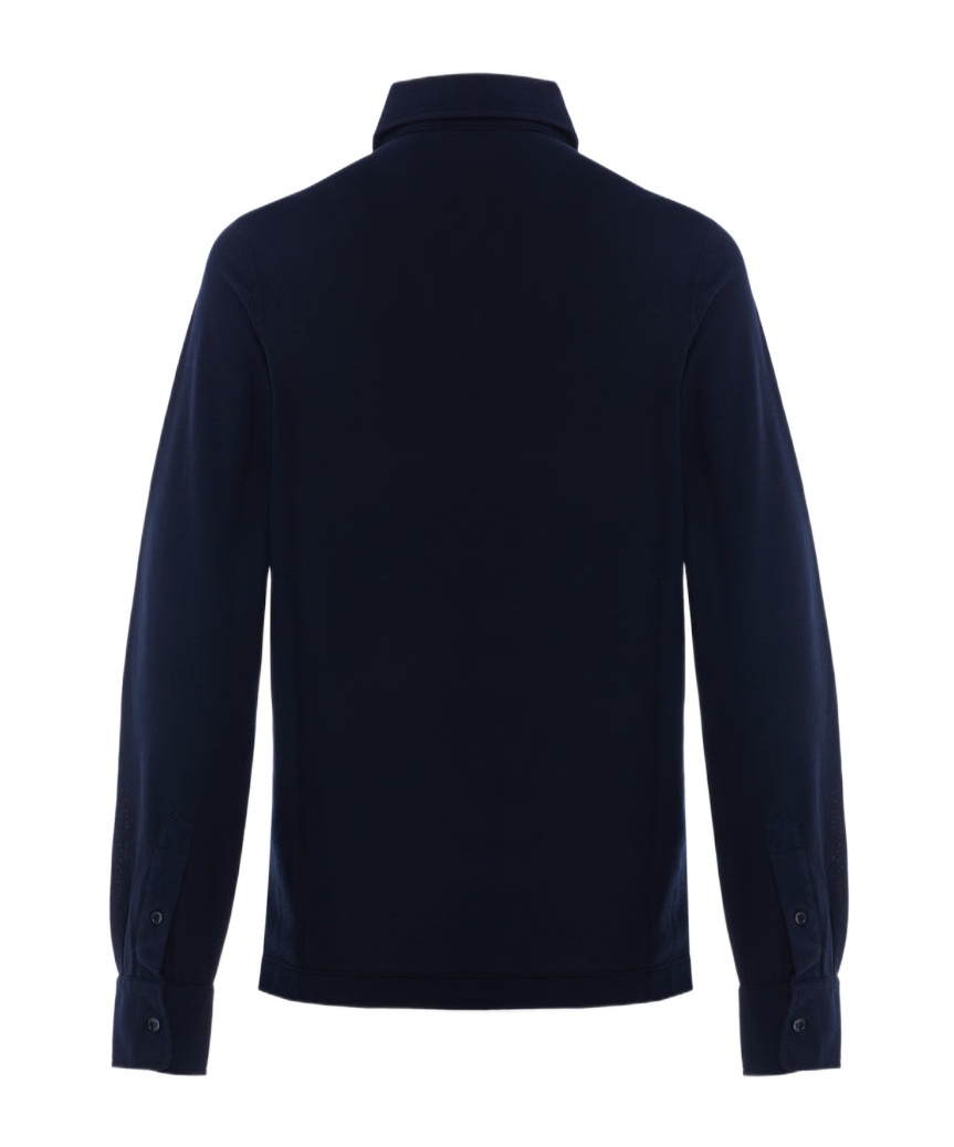 Malo Long-sleeved Polo Shirt