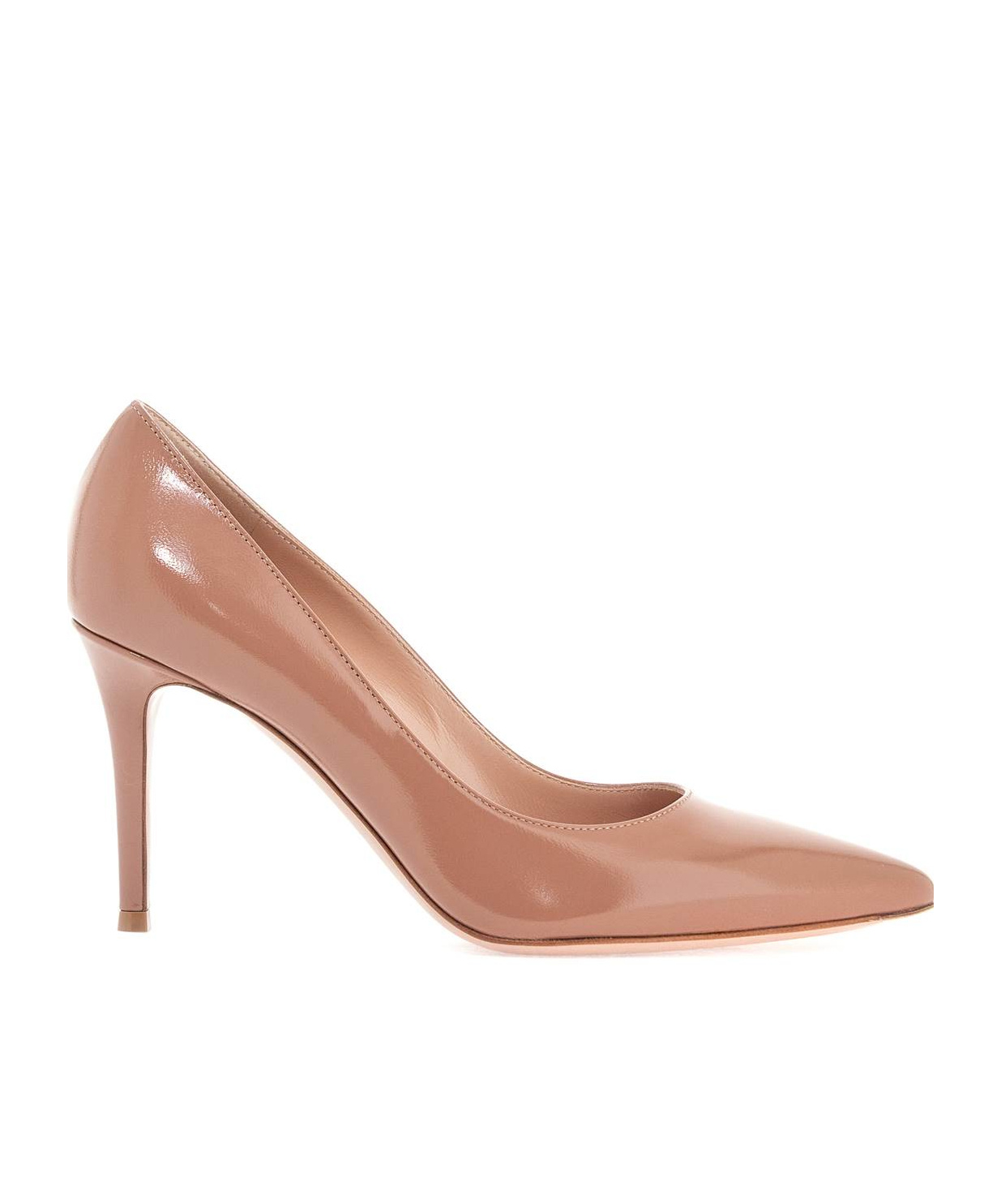 Gianvito Rossi Gianvito 85 Pumps In Caramel-coloured Leather Women In Pink