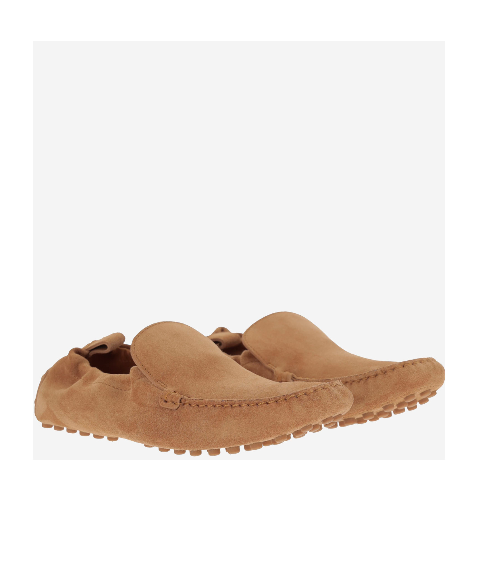 Tod's Suede Gommino Loafers In Brown
