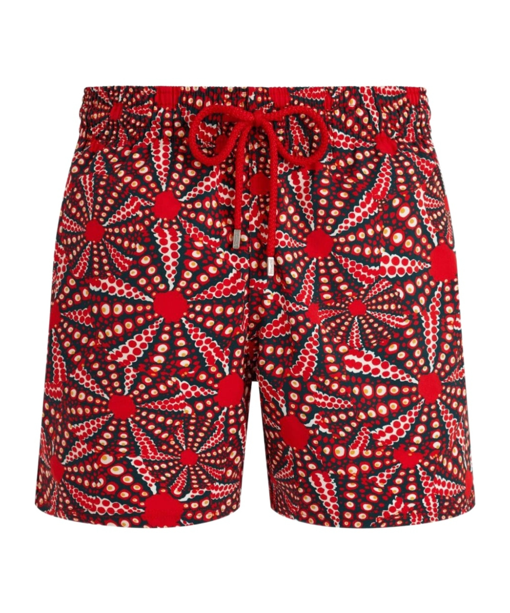 Vilebrequin Oursinades-print Swim Shorts In Red