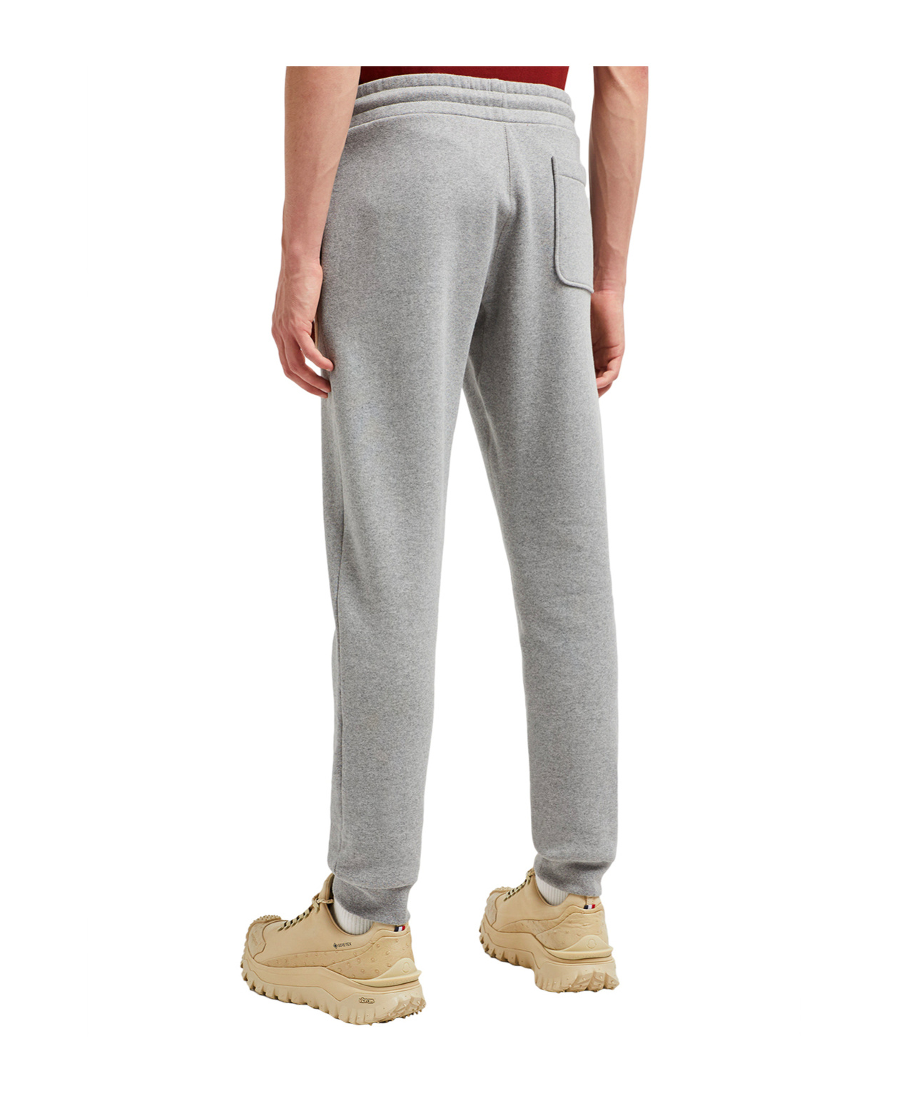 Moncler Elastic Waist Sweatpants In Gray