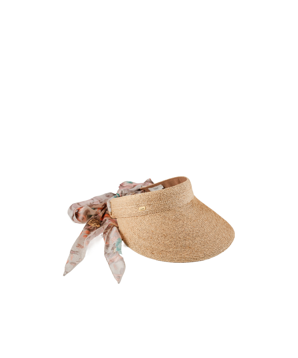 Chloé Raffia Sun Hat In Brown
