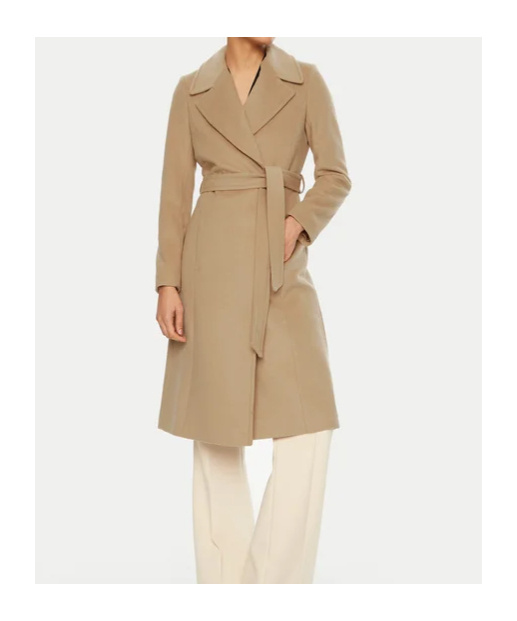 Polo Ralph Lauren Long-sleeved Coat In Brown