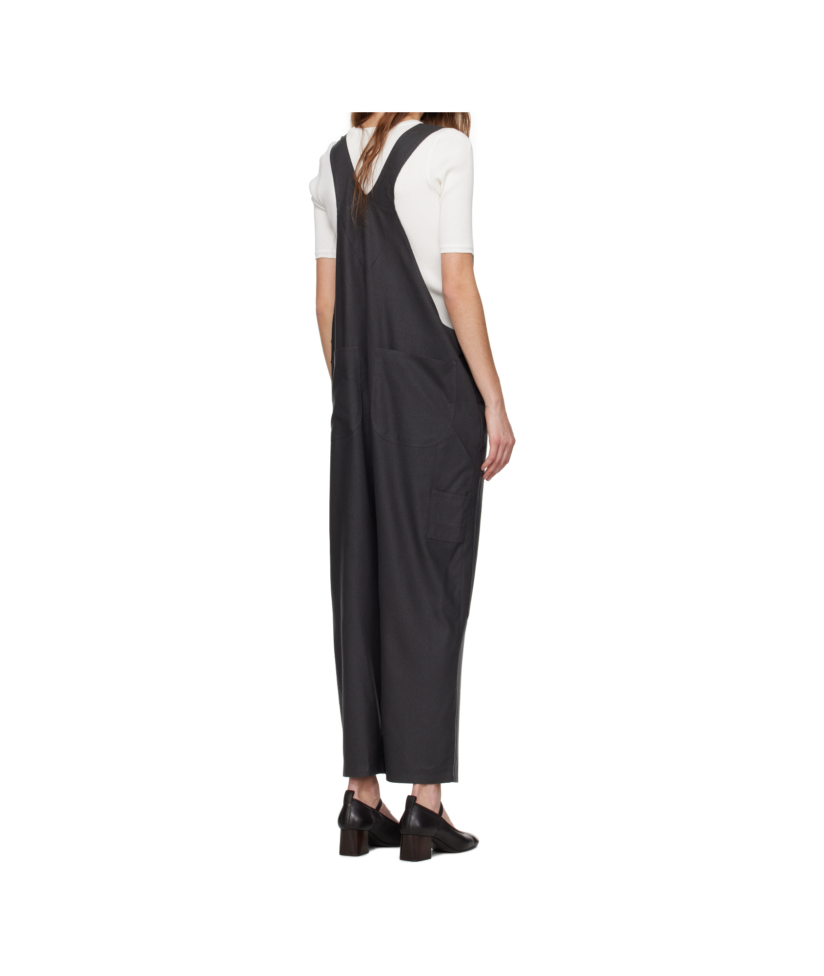 Baserange Woven Suspenders In Black
