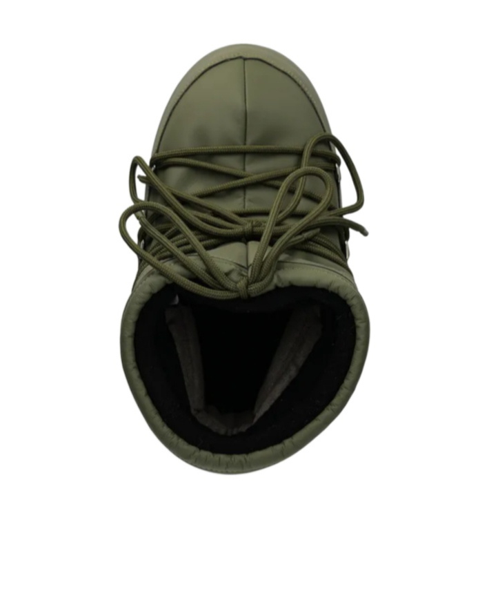 Moon Boot Icon Lace-up Low Boots In Green