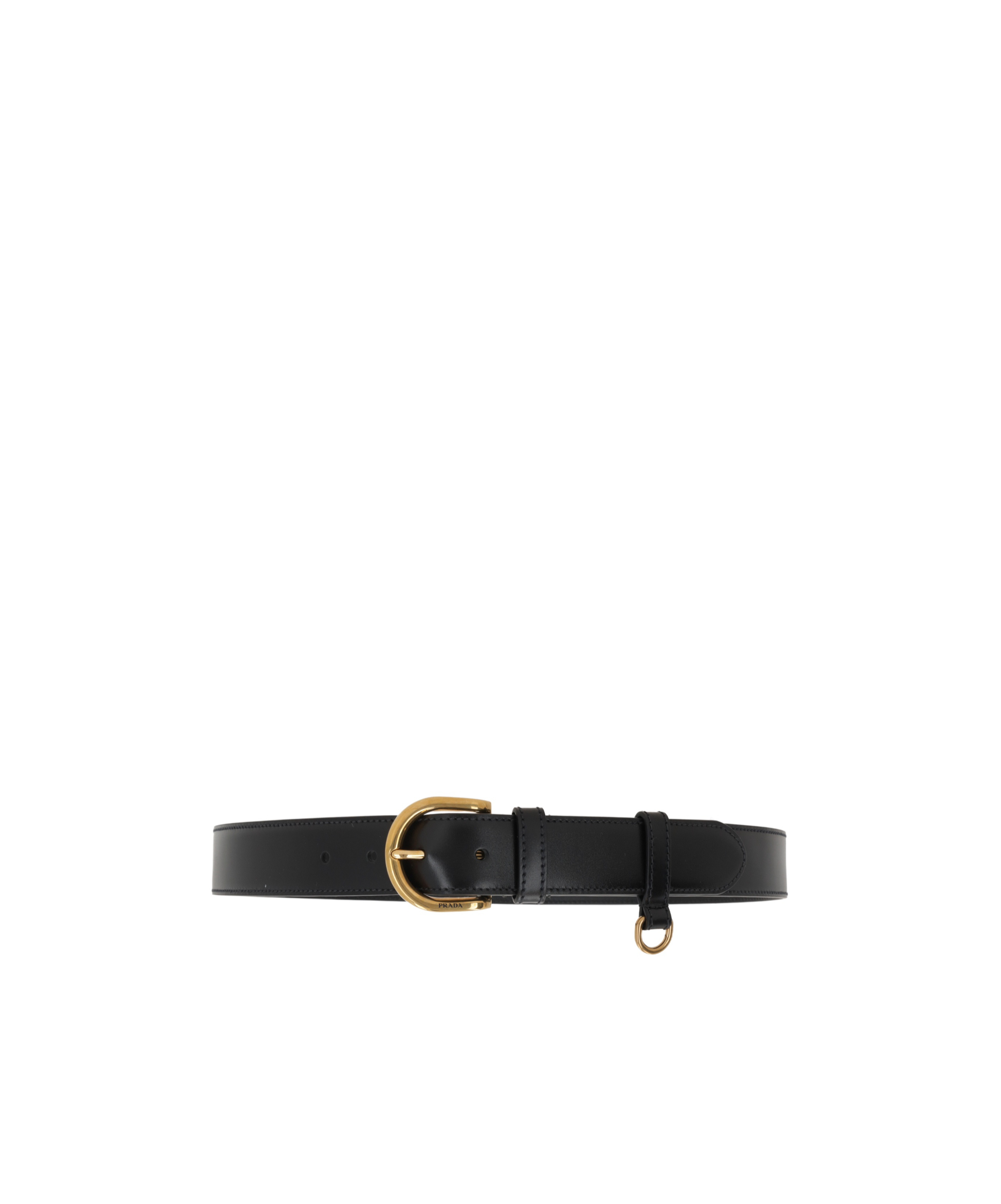 Prada Buckle Belt In Black
