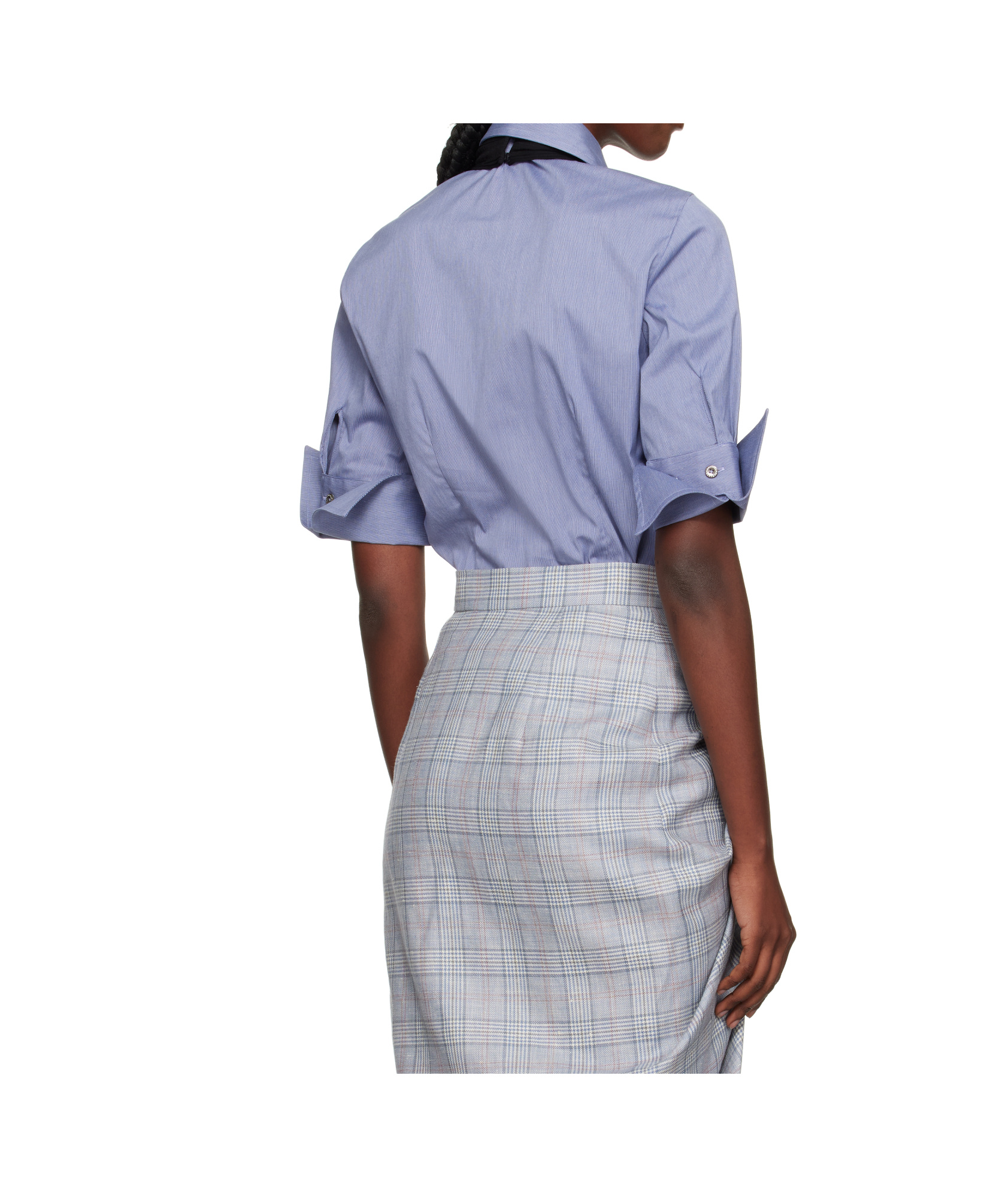 Vivienne Westwood Short Sleeve Violin Shirt In Blue