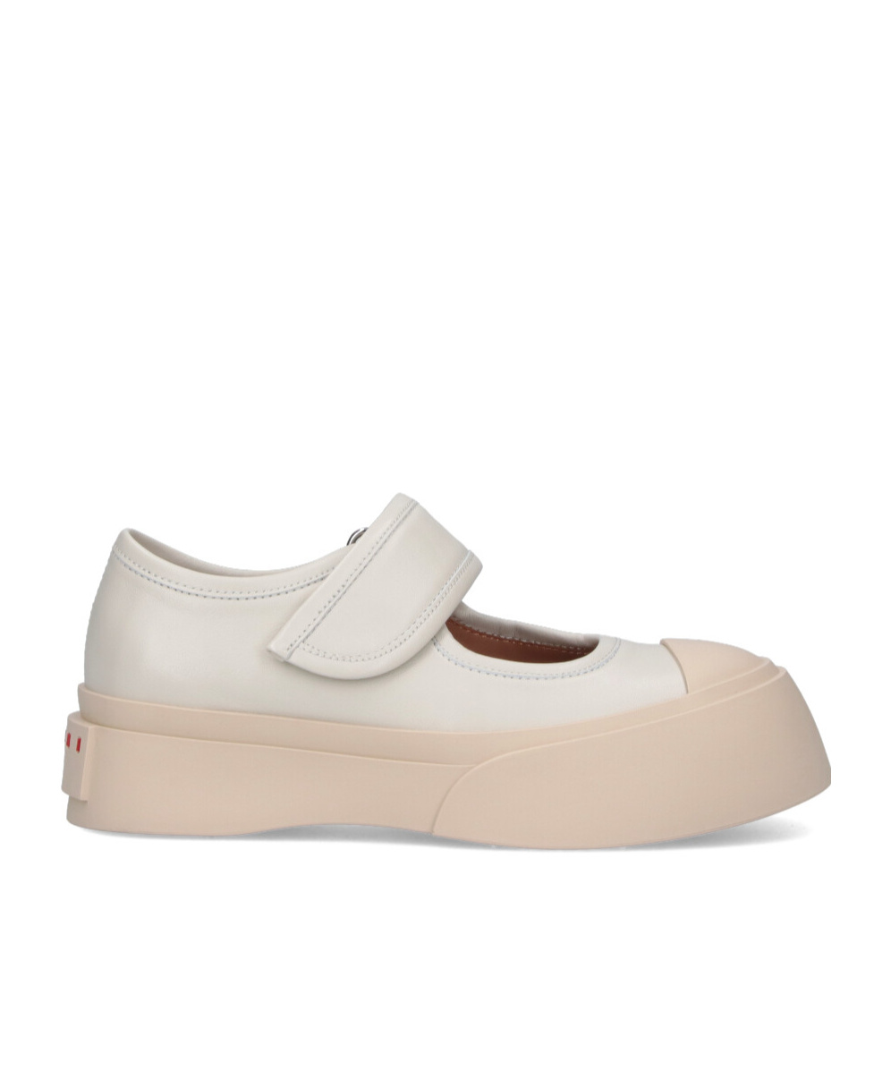 Marni Mary Jane Round-toe Sneakers In Pink