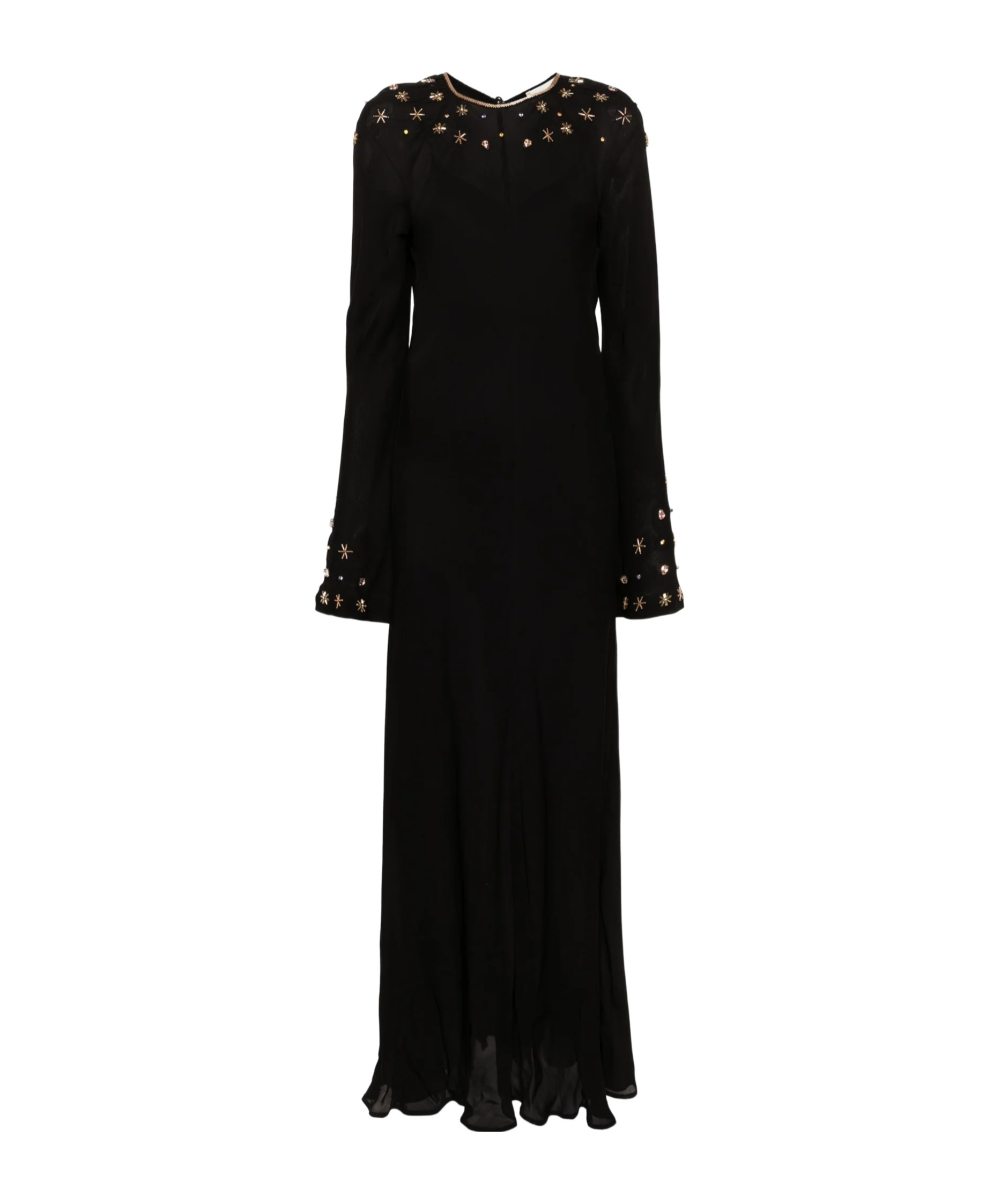 Forte Forte 'the Stars Of Bali' Embroidery Georgette Dress