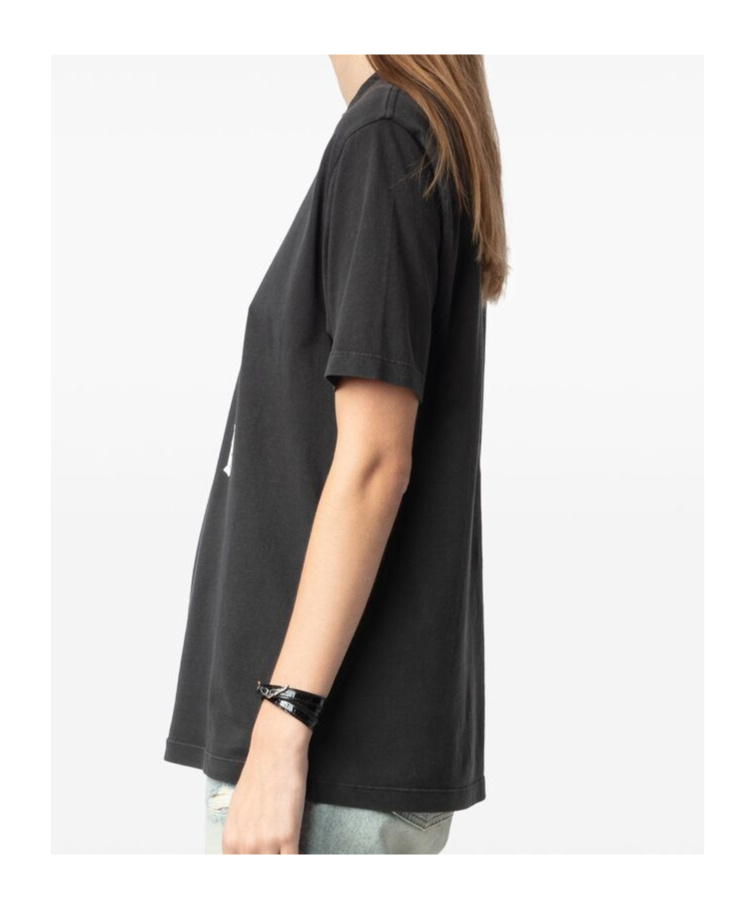 Zadig & Voltaire Slogan-print T-shirt In Black