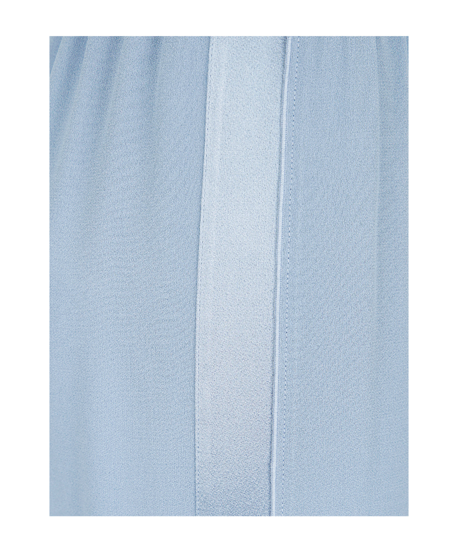 Forte Forte Satin Smoking Trousers Side Slits In Blue