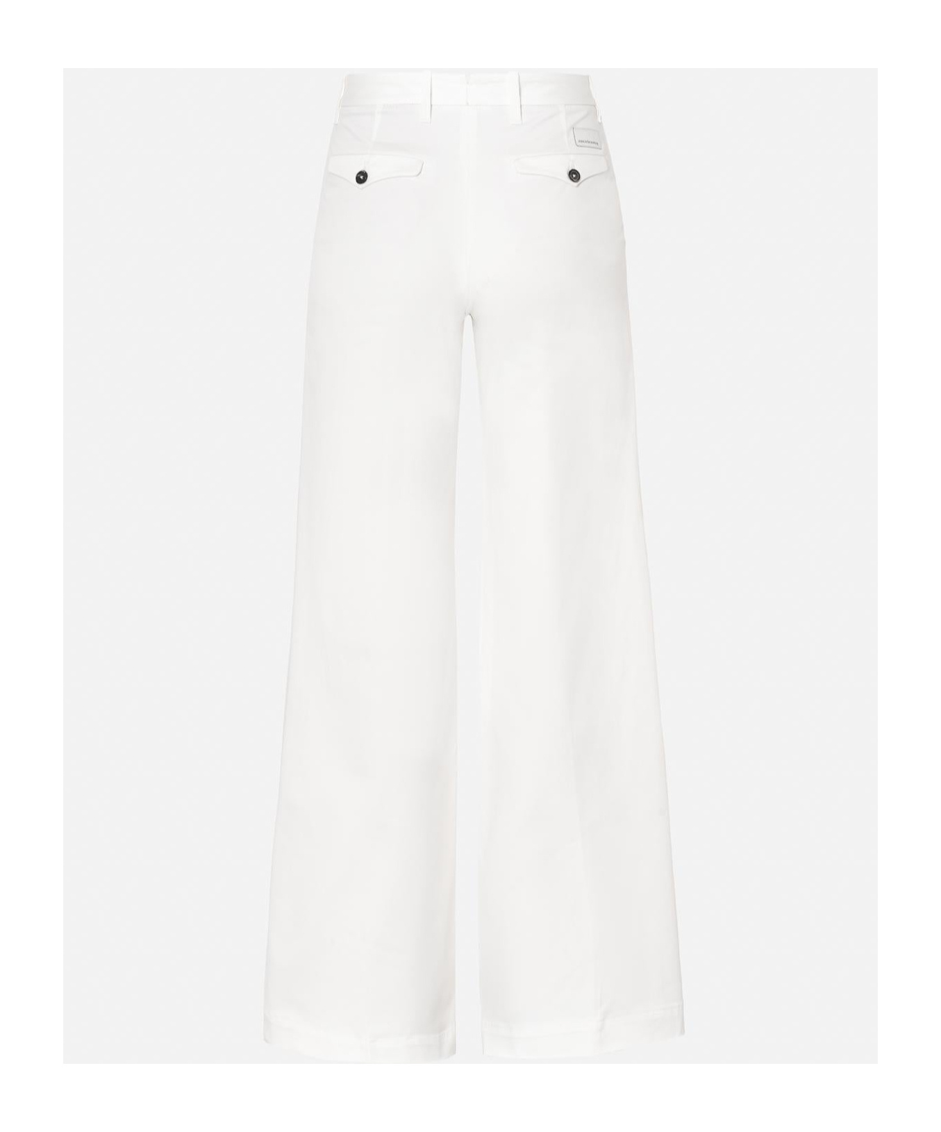 Nine In The Morning Belt Loops Slacks In Milk
