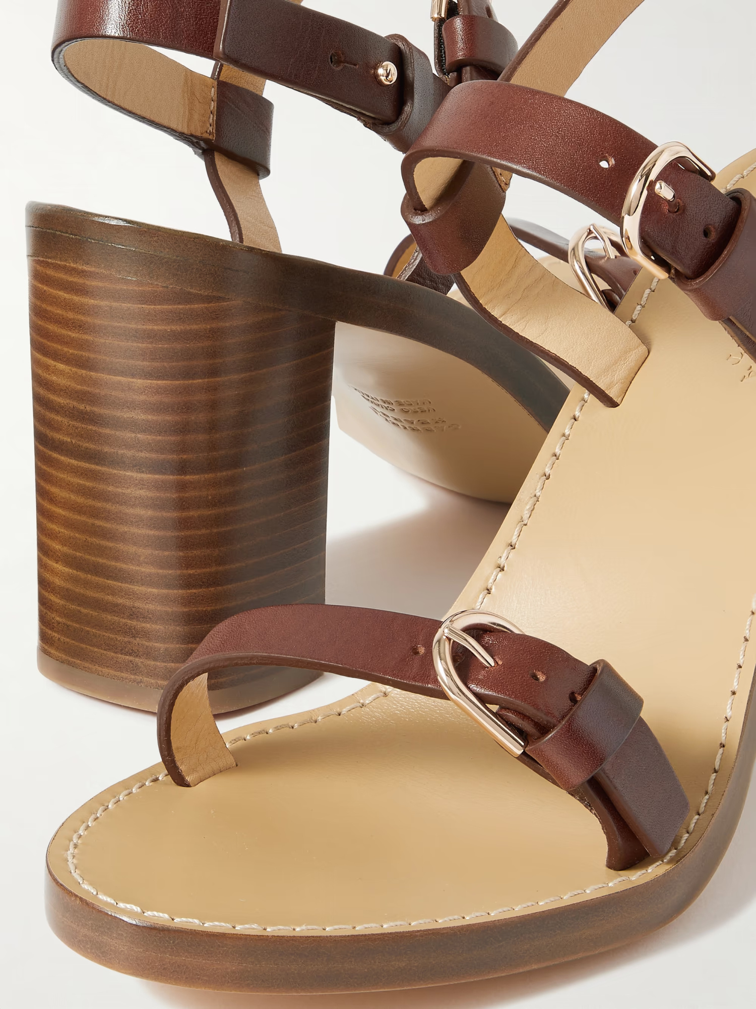 Gabriela Hearst Miraya High Heel Sandals In Brown