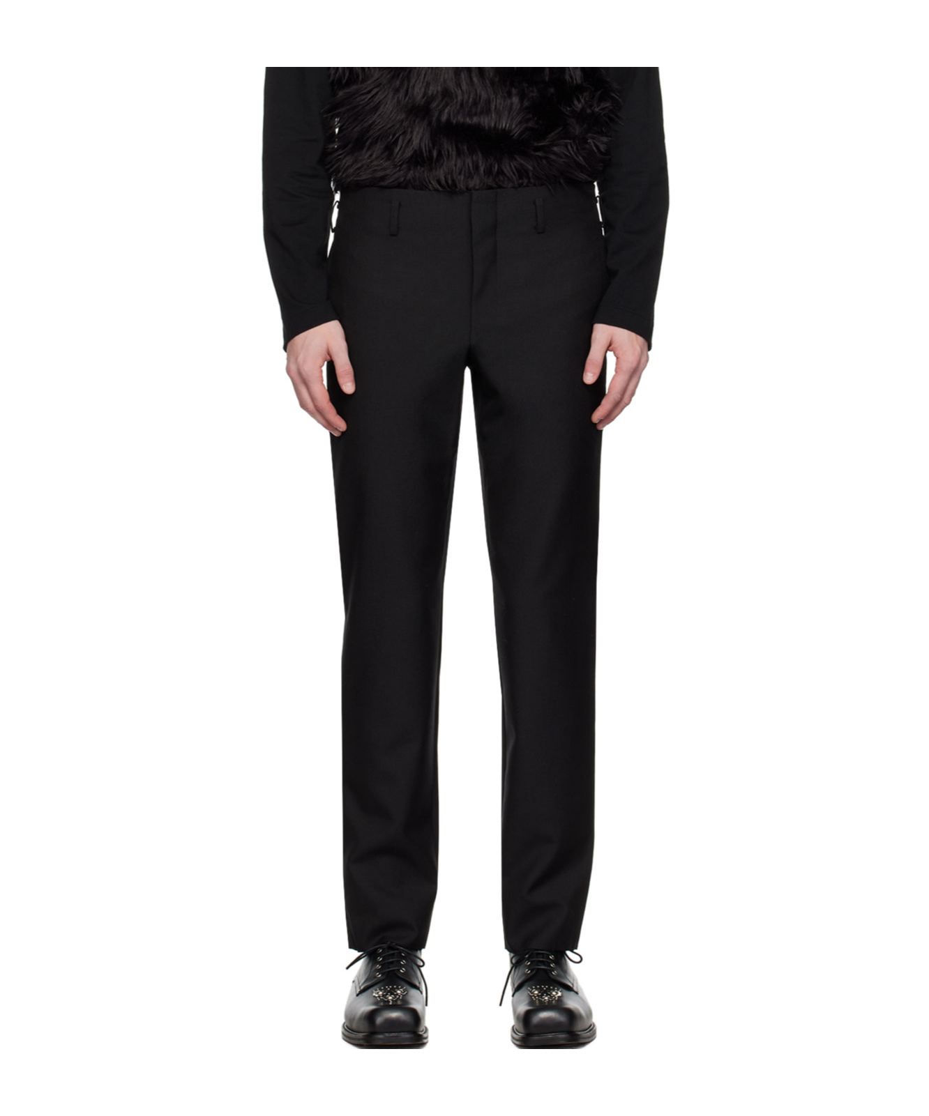 COMME DES GARÇONS BELT LOOPS SLACKS