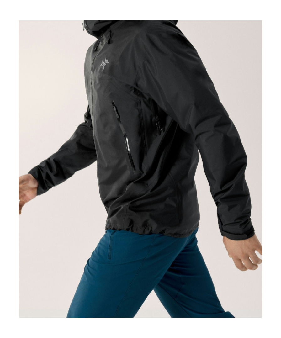 Arc'teryx Beta Sl Hooded Jacket In Black