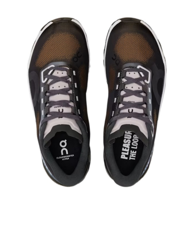 On Running X Pleasures X The Loop Cloudmonster Hyper Sneakers In Black