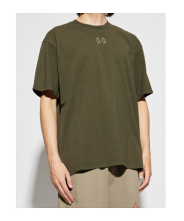 44 Label Group Green Crewneck Graphic Print T-shirt In Green