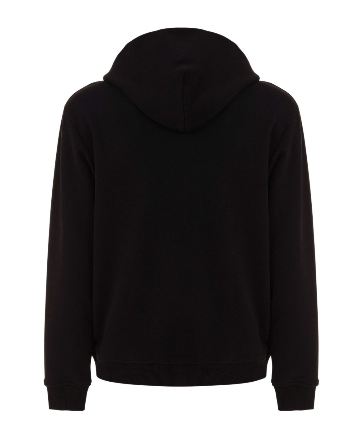 Just Cavalli Hooded Sweatshirt With Tonal Logo Embroidery In Black