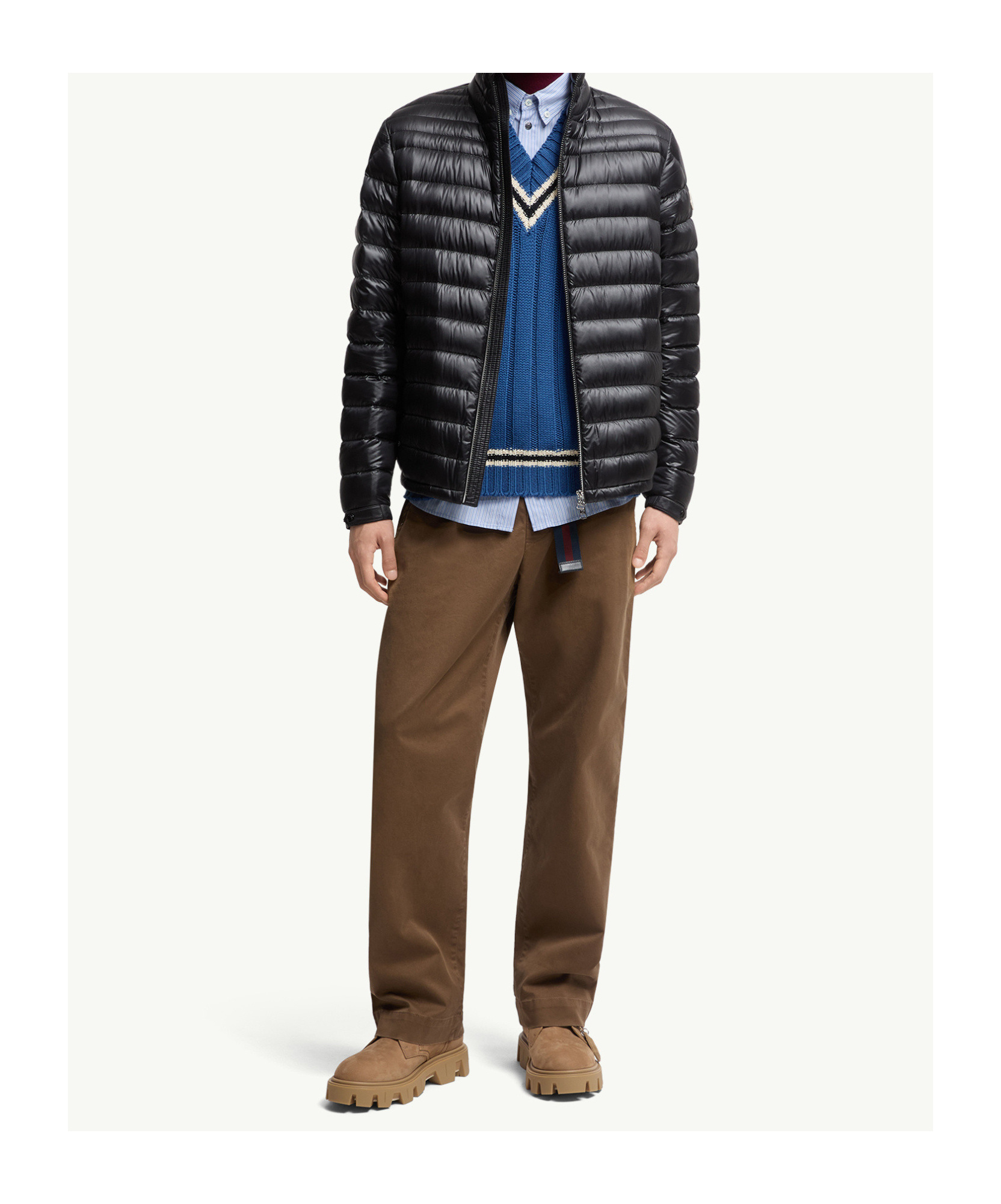 Moncler Men Arnique Short Down Jacket Black