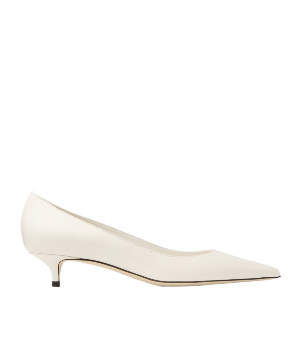 Jimmy Choo Amelia 50 Leather Pumps In Neutral