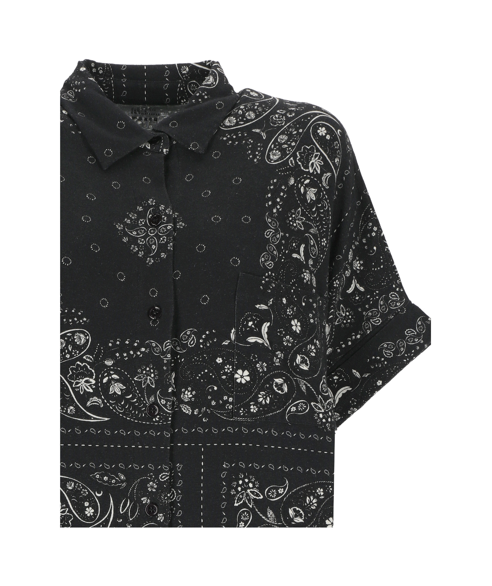 MAJESTIC MAJESTIC FILATURES BANDANA PRINT SHIRT