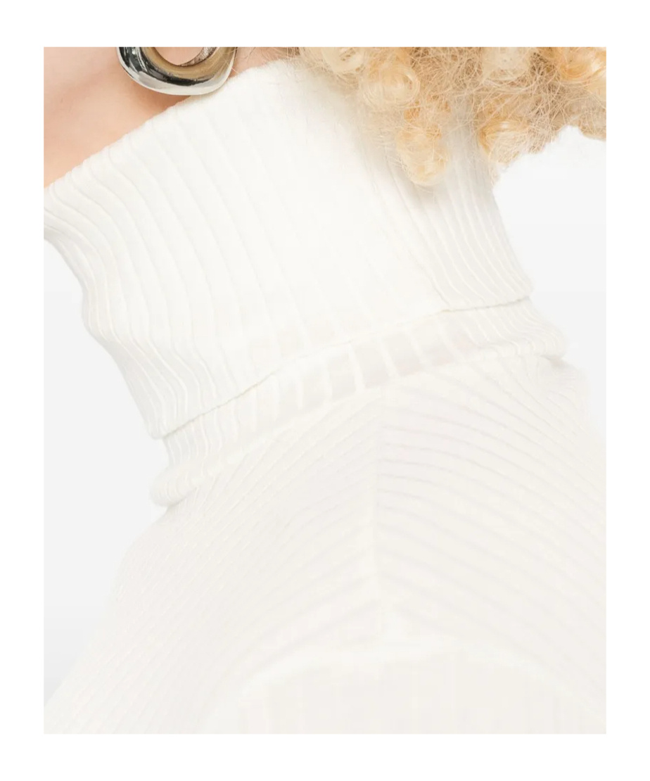 Re/done Ribbed Roll-neck Top