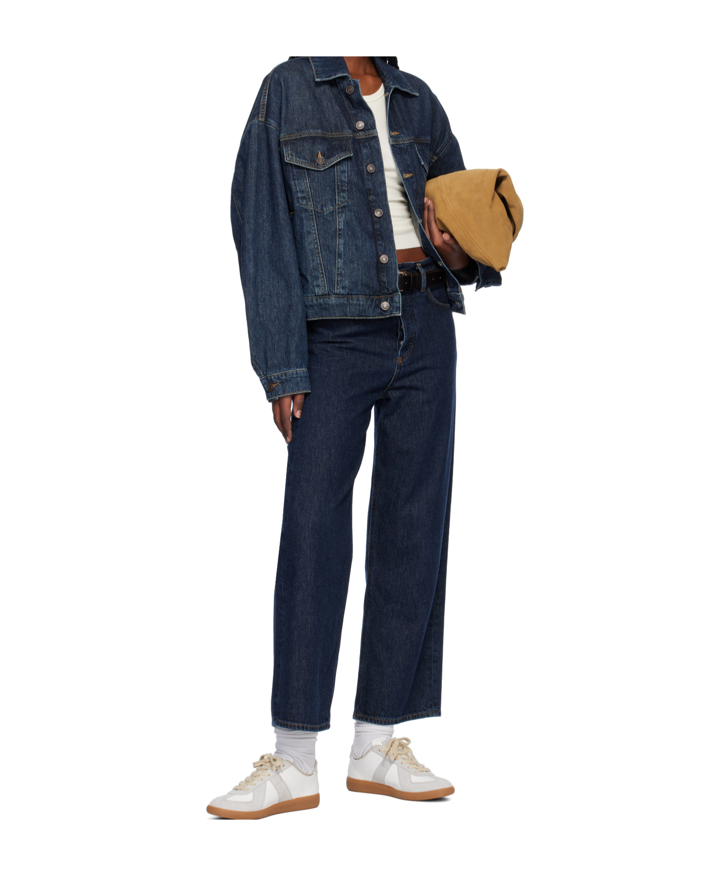 Agolde High Waist Denim Trousers