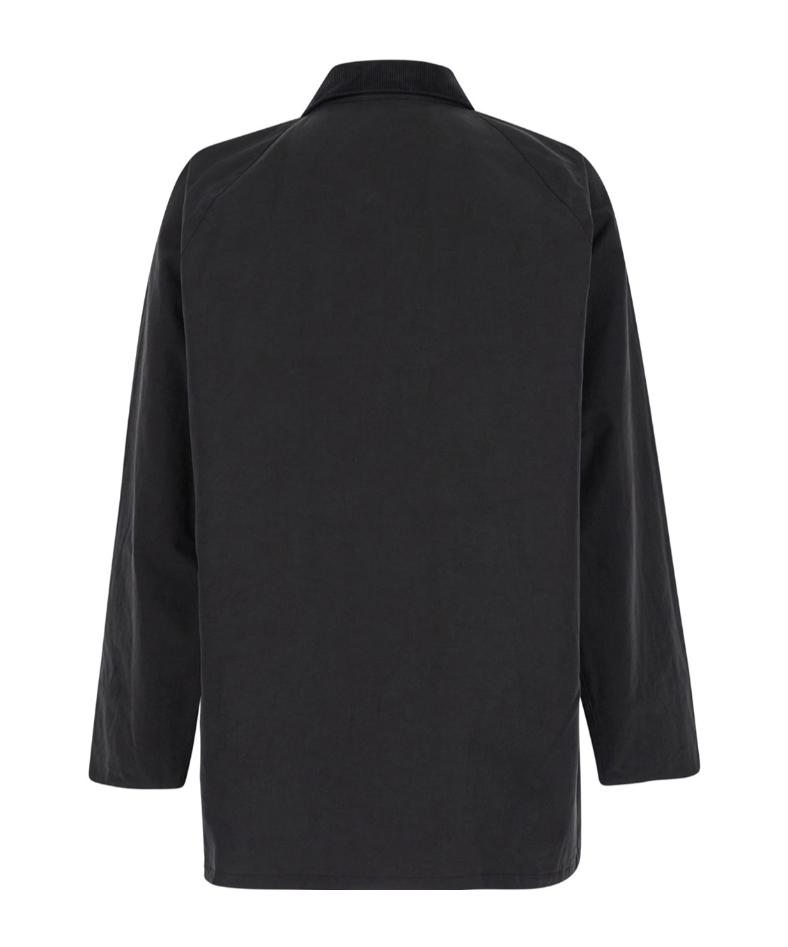Dunst 'hunting' Black Jacket With Classic Collar And Adjustable Belt In Black