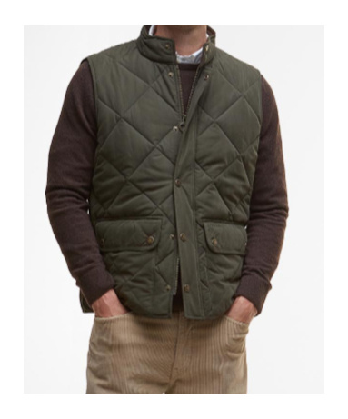 Barbour Winter Lowerdale Gilet In Green