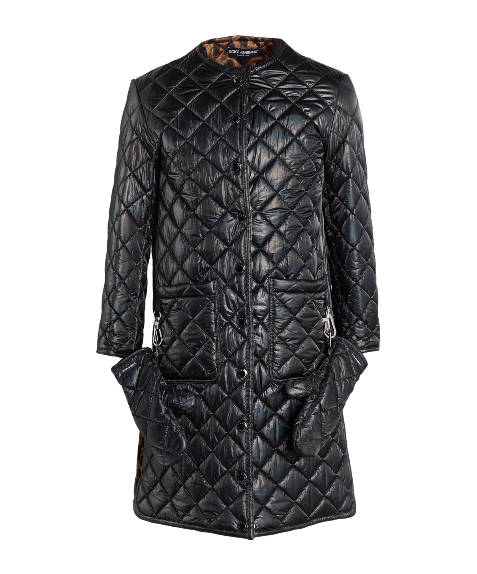 Dolce & Gabbana Casual Long Coat In Black
