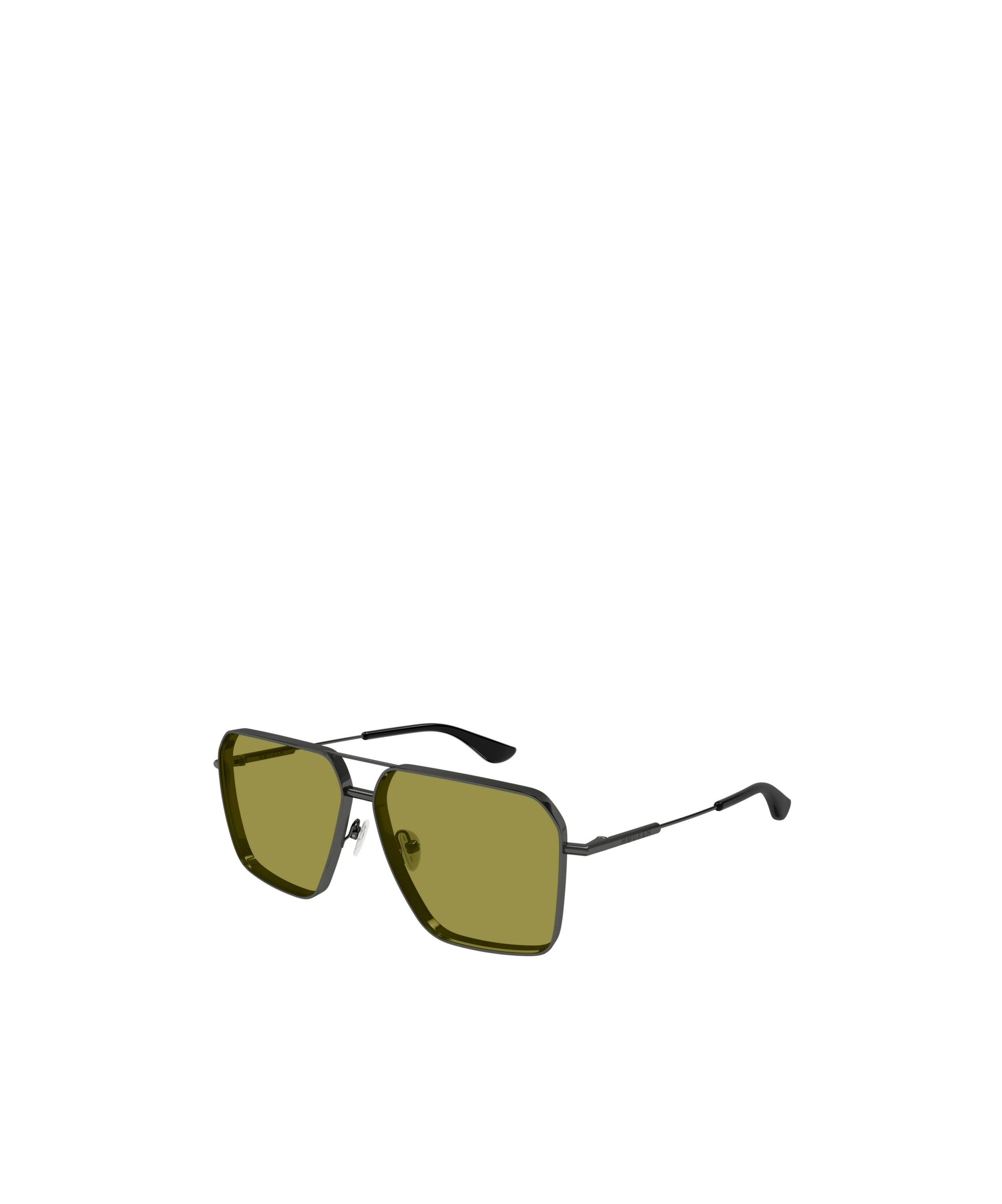 Alexander Mcqueen Eyewear Pilot Frame Sunglasses In Bronze