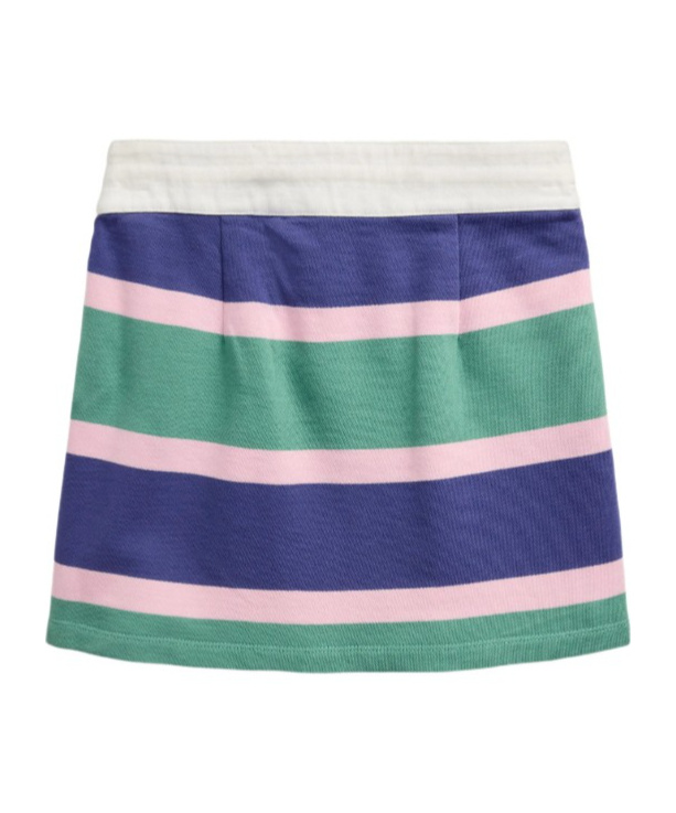 Polo Ralph Lauren Ralph Lauren Striped Cotton Terry Rugby Skirt In Multi