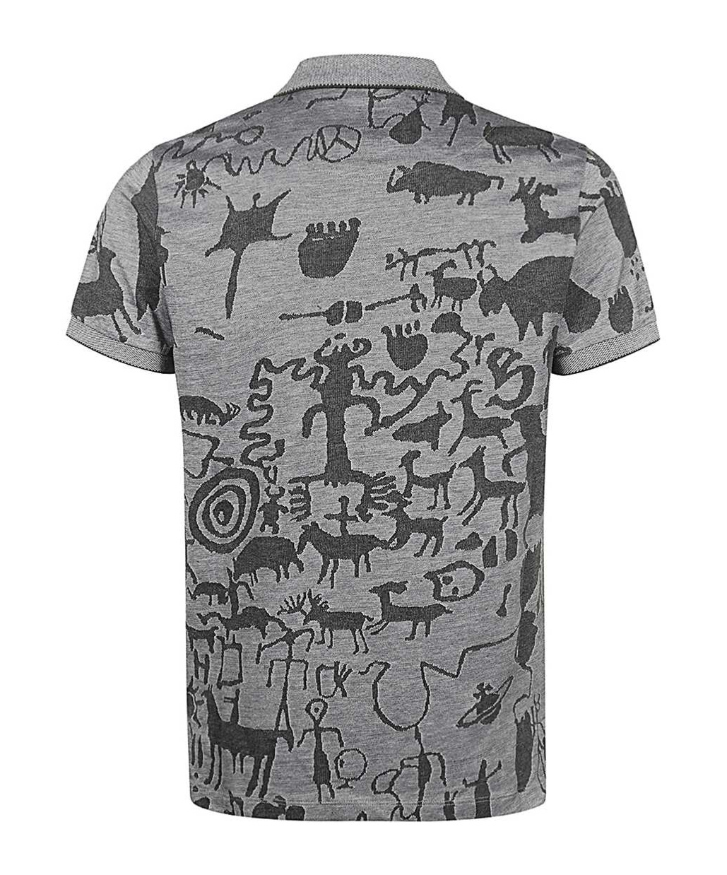 Vivienne Westwood Graphic-print Polo Shirt In Gray