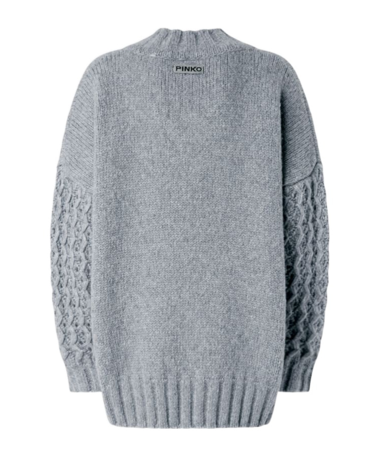 Pinko Devon Rex Sweater In Gray
