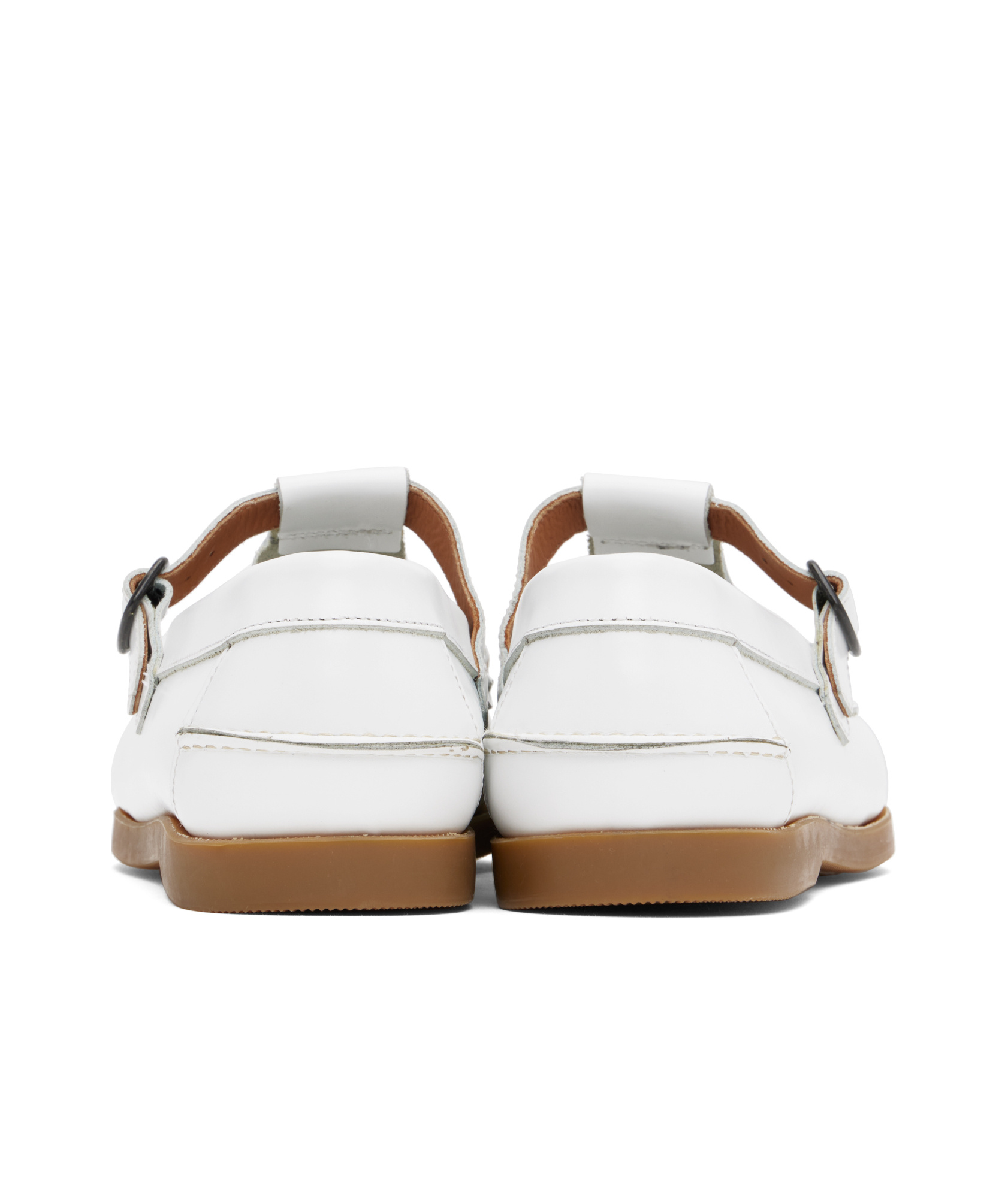 Hereu Round Toe Casual Shoes In White