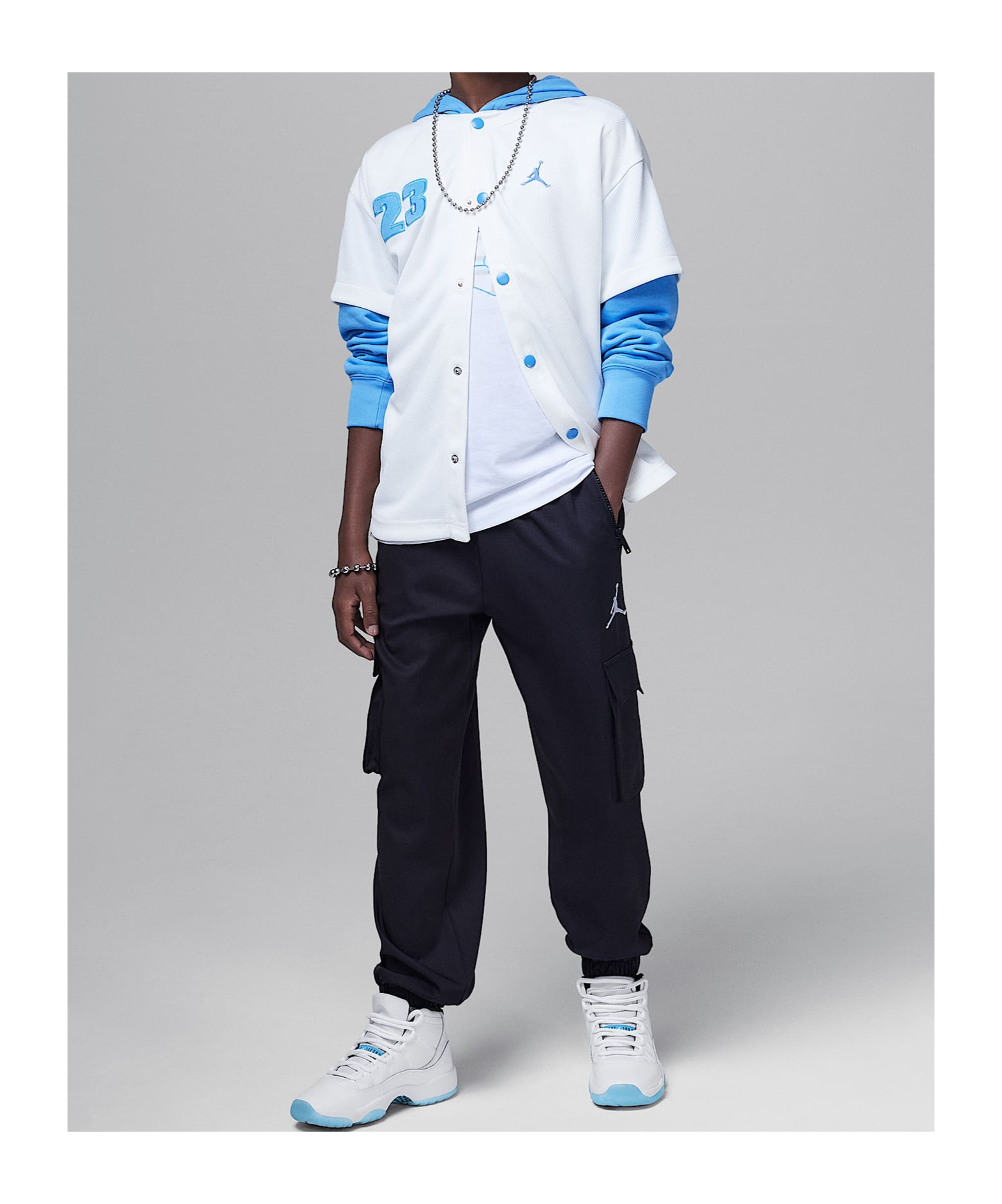 Nike Air Jordan 11 Retro 'legend Blue' In White/black/legend Blue