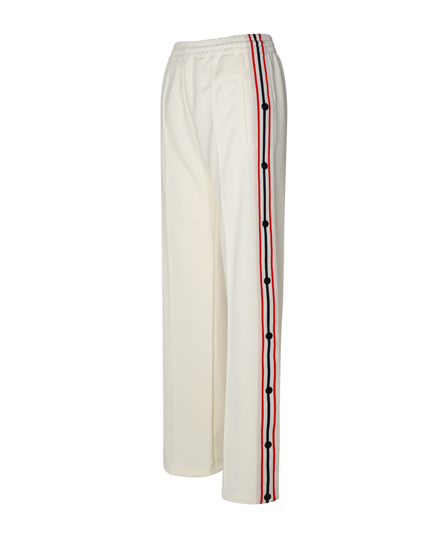 Golden Goose Striped Track Pants In White