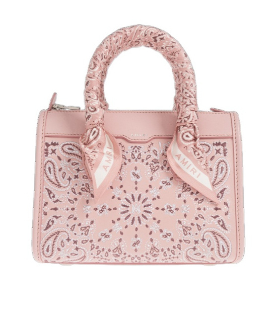 Amiri Triangle Scarf Mini Handbag In Pink