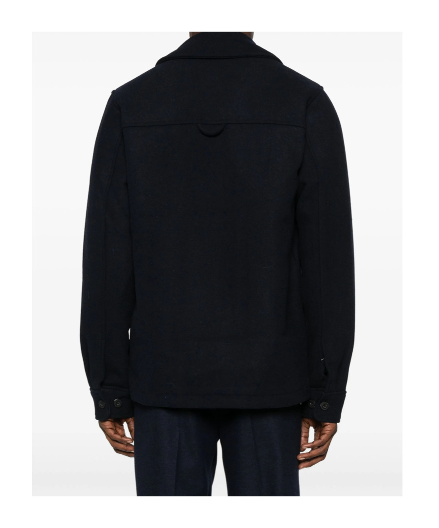 Samsoe & Samsoe Button-down Long-sleeved Casual Jacket In Black