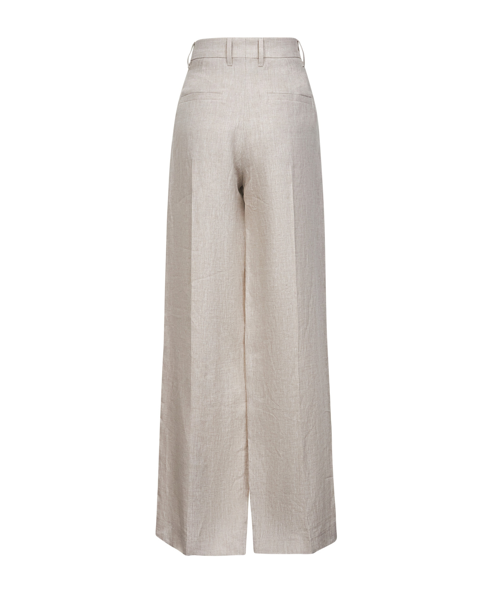 Brunello Cucinelli Belt Loops Slacks In Nude