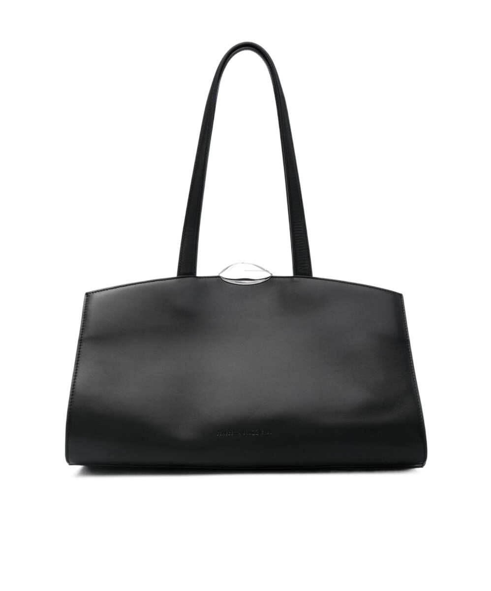 Benedetta Bruzziches Serena Leather Shoulder Bag In Black