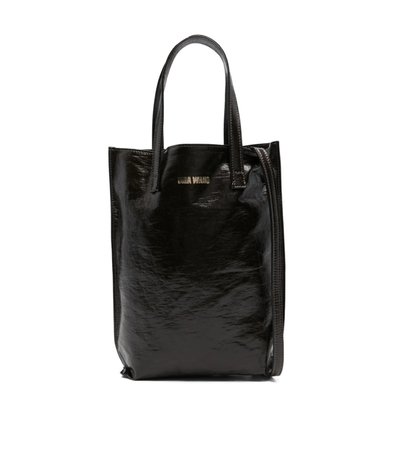 Uma Wang Carry A Handbag With Both Hands In Black