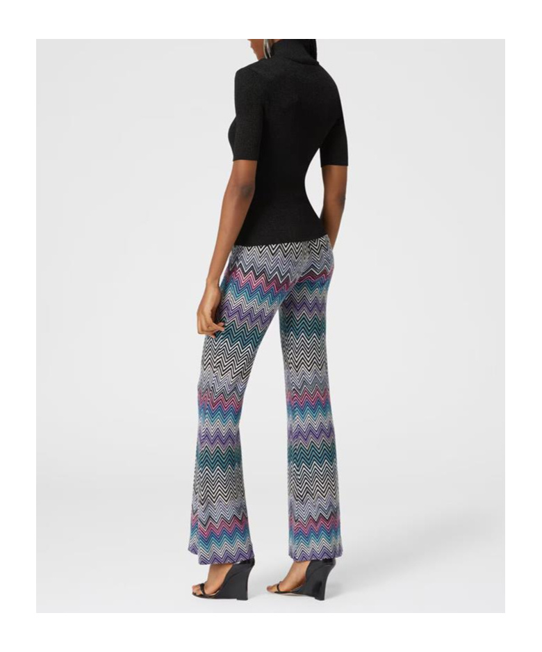 Missoni Crochet-knit Wool Flared Pants