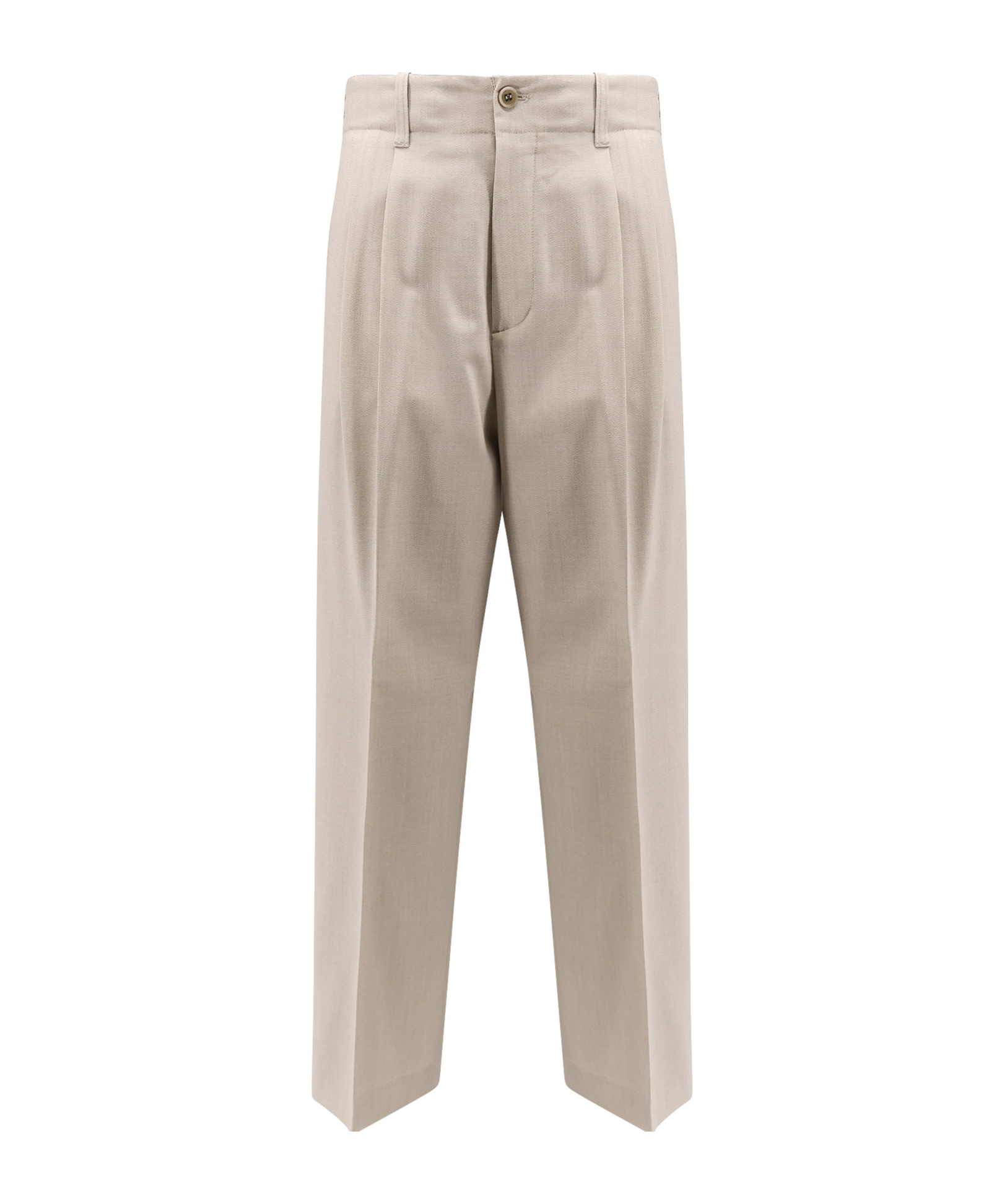 Golden Goose Isiah Slacks Jogging Wool And Cotton Trouser In Nude
