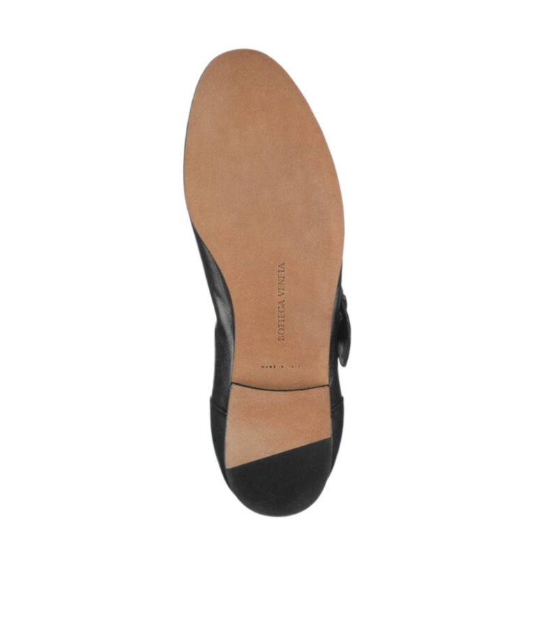 Shop Bottega Veneta Astaire Mary-jane Ballerina In Black