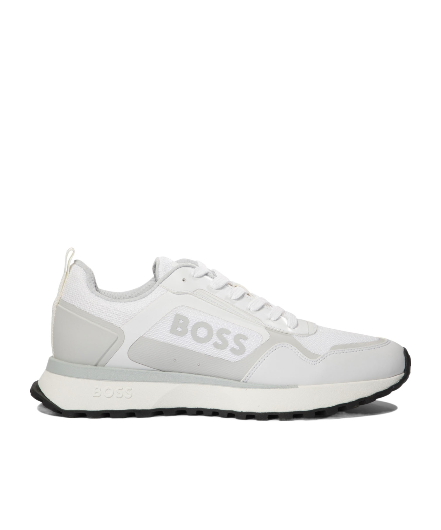 Hugo Boss Mesh Detailing Trainers In White